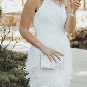 Anthropologie Aidan Mattox Promenade Fringe